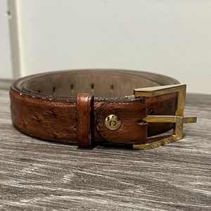 Genuine Ostrich Belt